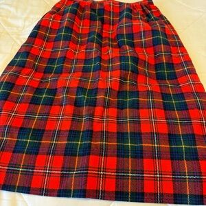 Pendleton skirt size XS authentic Boyd tartan wool skirt. Ralph Lauren Christmas